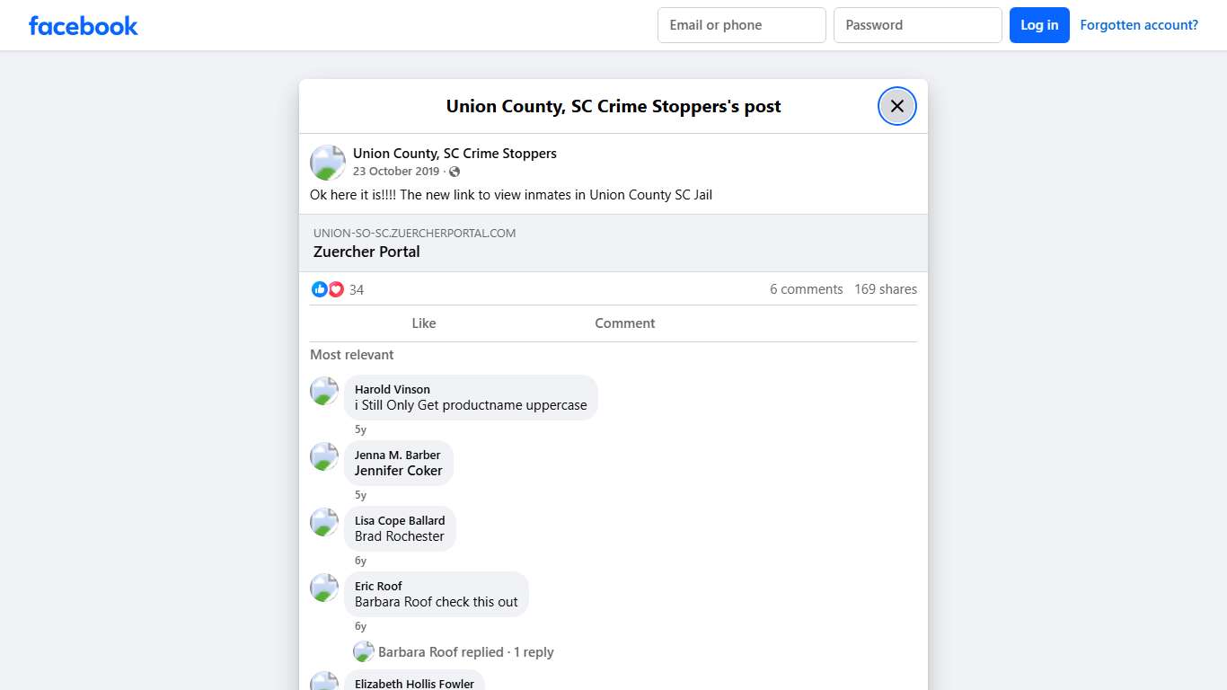 Ok here it is!!!! The... - Union County, SC Crime Stoppers Facebook